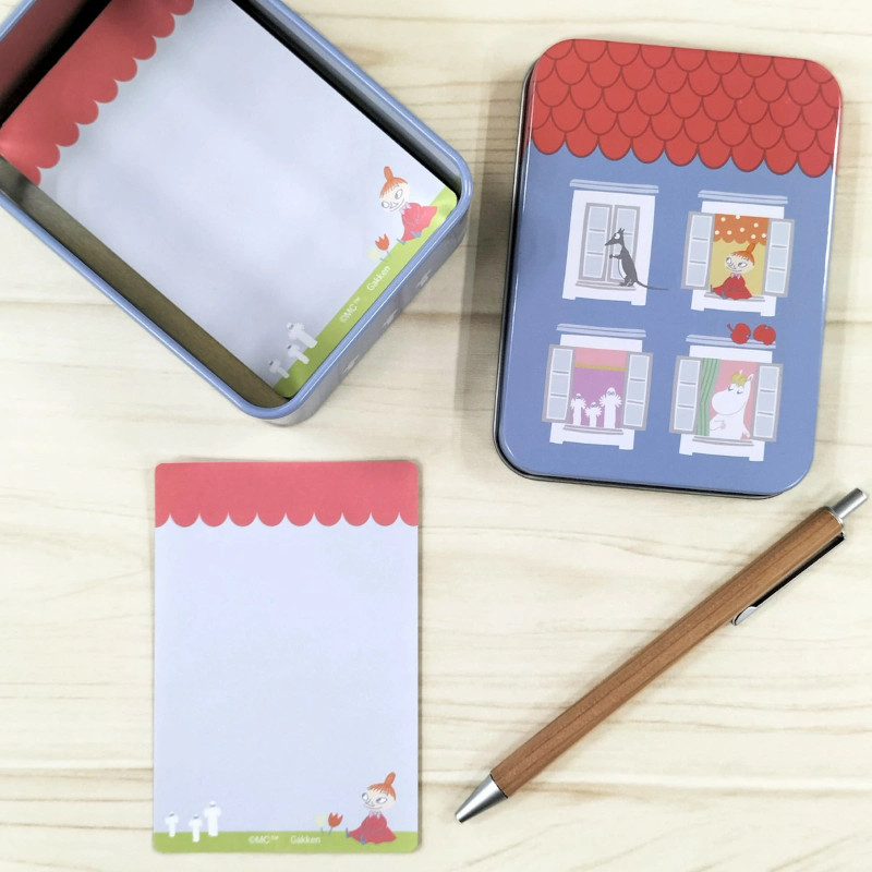Gakken Moomin Canned Memo [M08525] - Moomin Yashiki